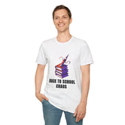Back to School Chaos T-Shirt — Cute Stacked Books & Pencil Design - Trending Now - August 2026