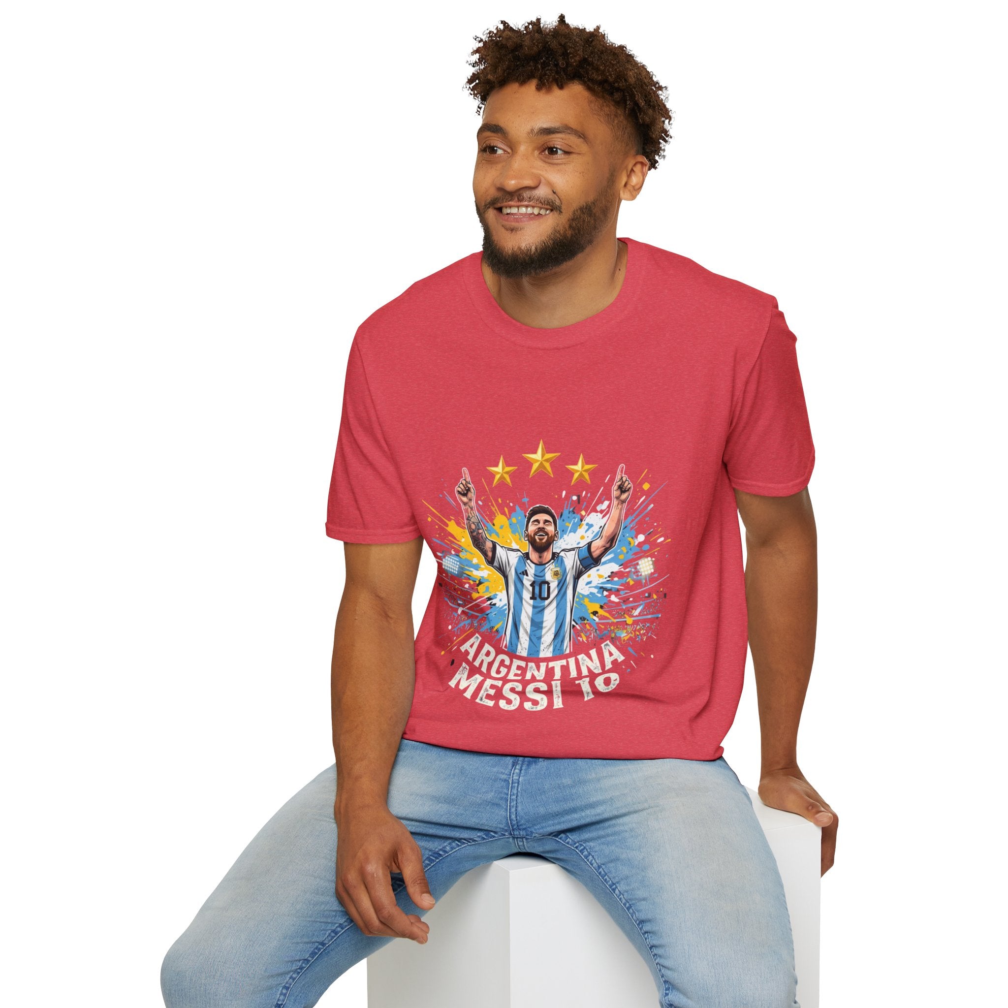 Argentina Messi  Soccer T‑Shirt — Argentina Messi 10 Fan Tee