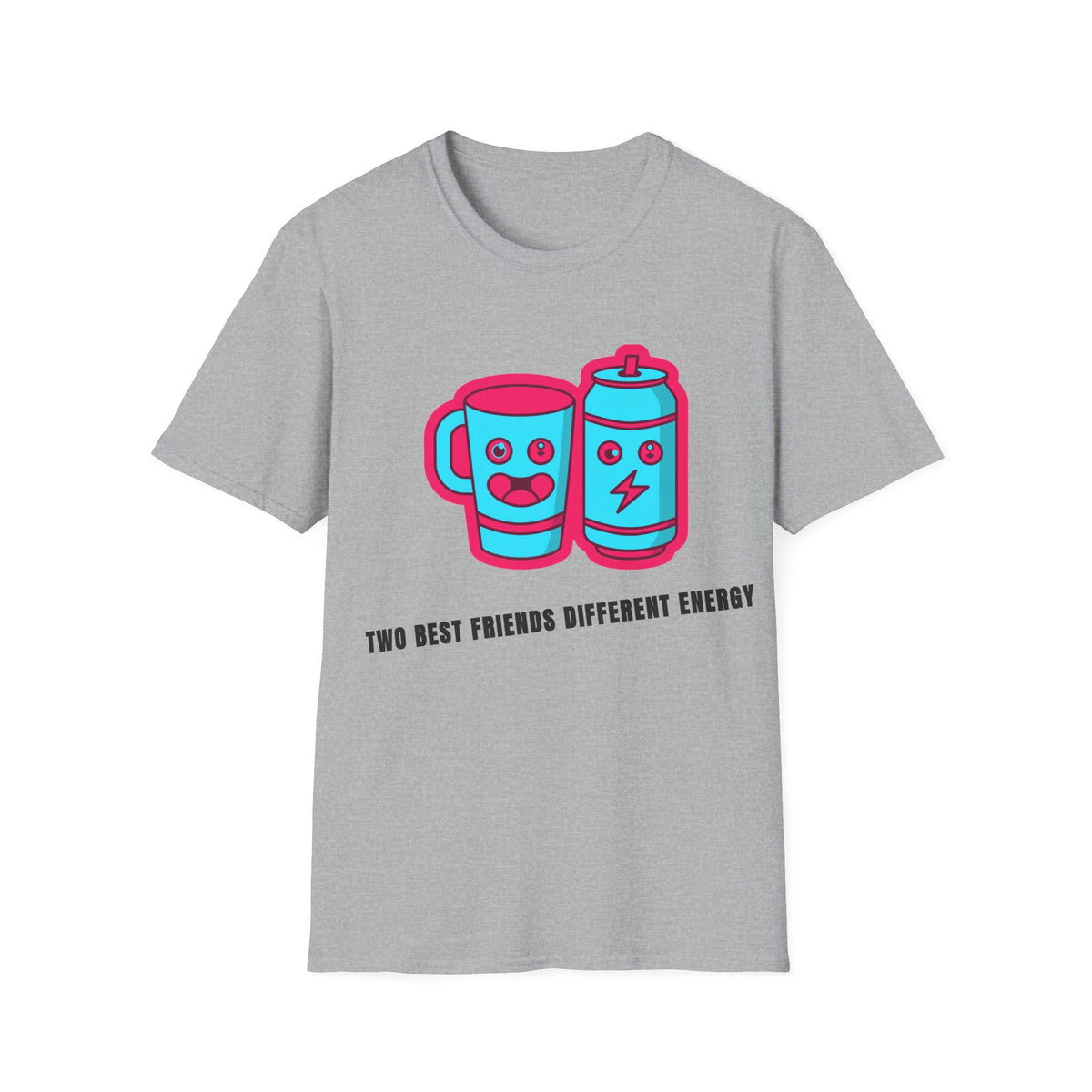 Battery & Cup Best Friends T‑Shirt — Cute Kawaii Coffee Mug and Battery Graphic Tee - Trending Now - September 2026