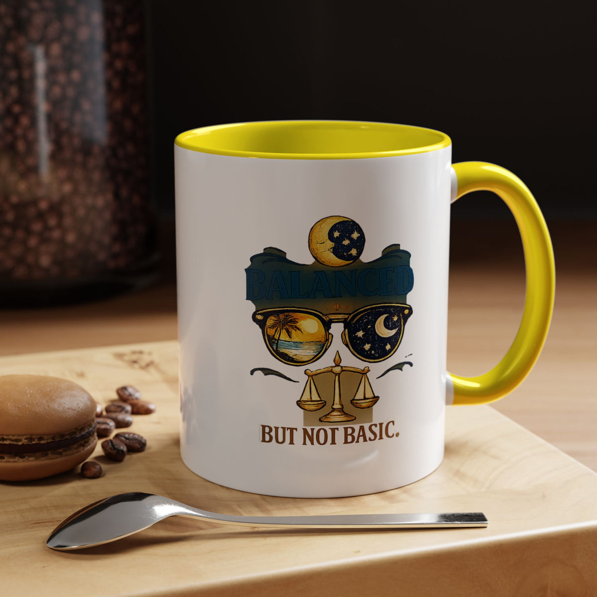 Libra Zodiac Accent Coffee Mug