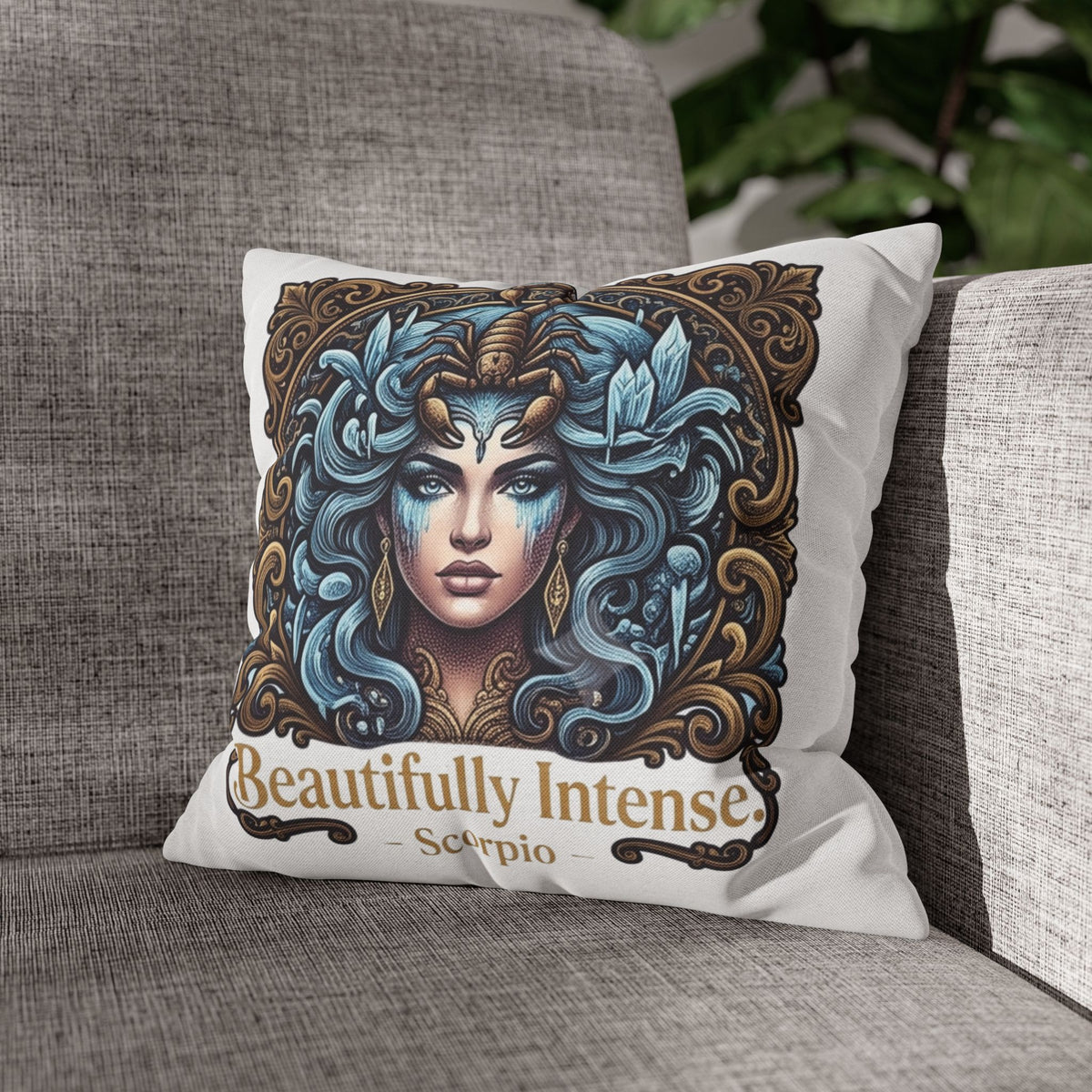 Scorpio 'Beautifully Intense' Decorative Pillowcase