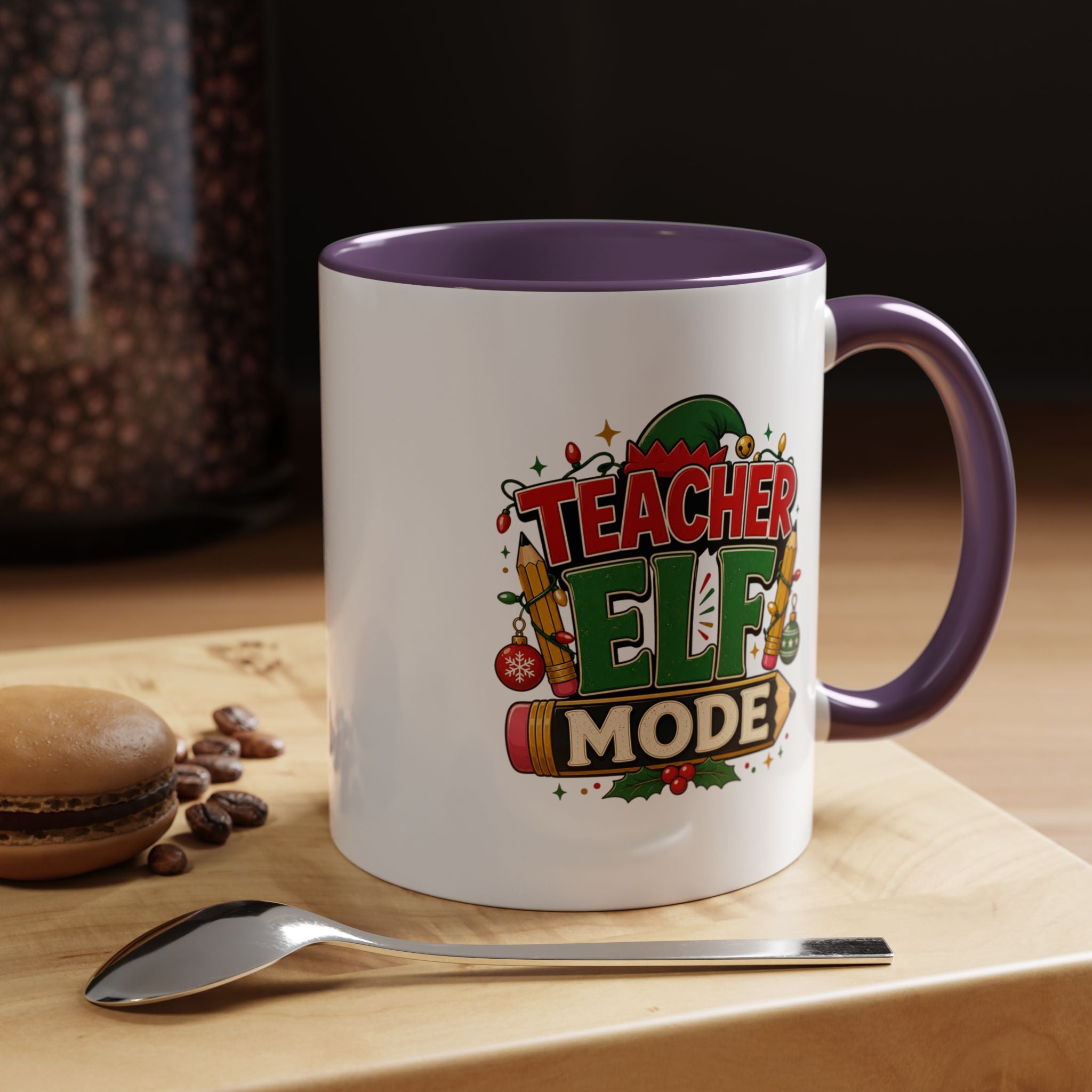 Teacher Elf Mode Coffee Mug — Christmas Teacher Holiday Gift
