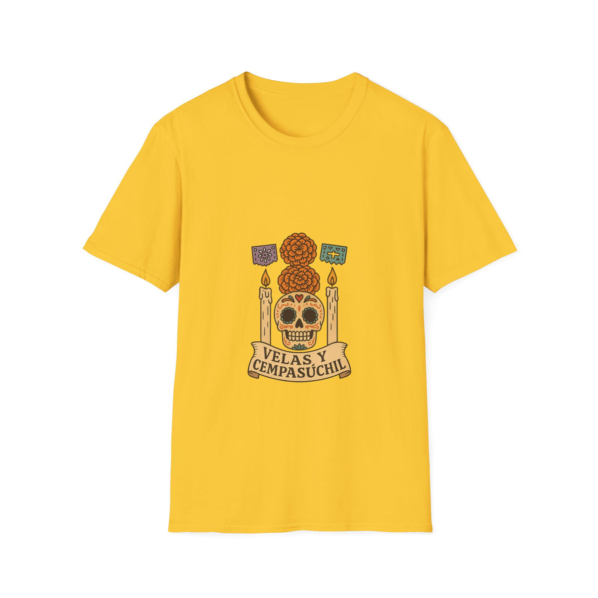 Day of the Dead Sugar Skull T-Shirt - Día de los Muertos Floral Skull Tee - Trending Now - October 2026