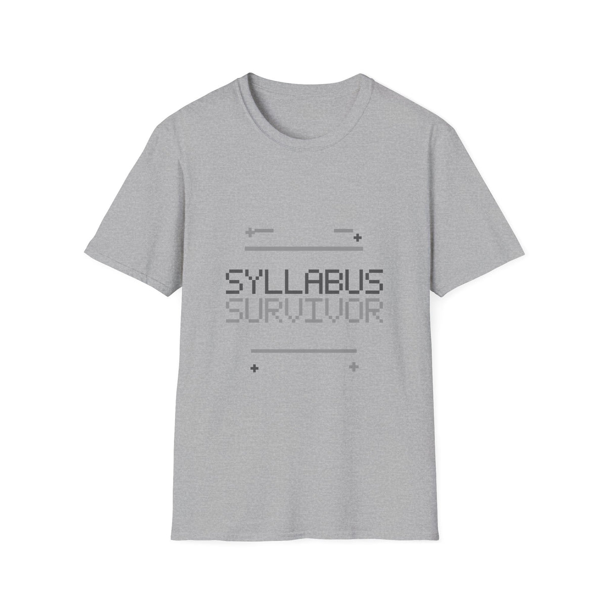 Syllabus Survivor Funny Back to School Student White Graphic Tee - Trending Now - September 2026