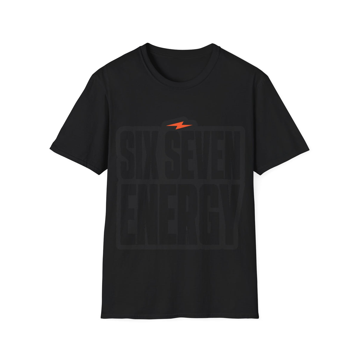 Six Seven Energy Retro Badge Tee - Bold Lightning Slogan Graphic T-Shirt - Trending Now - September 2026