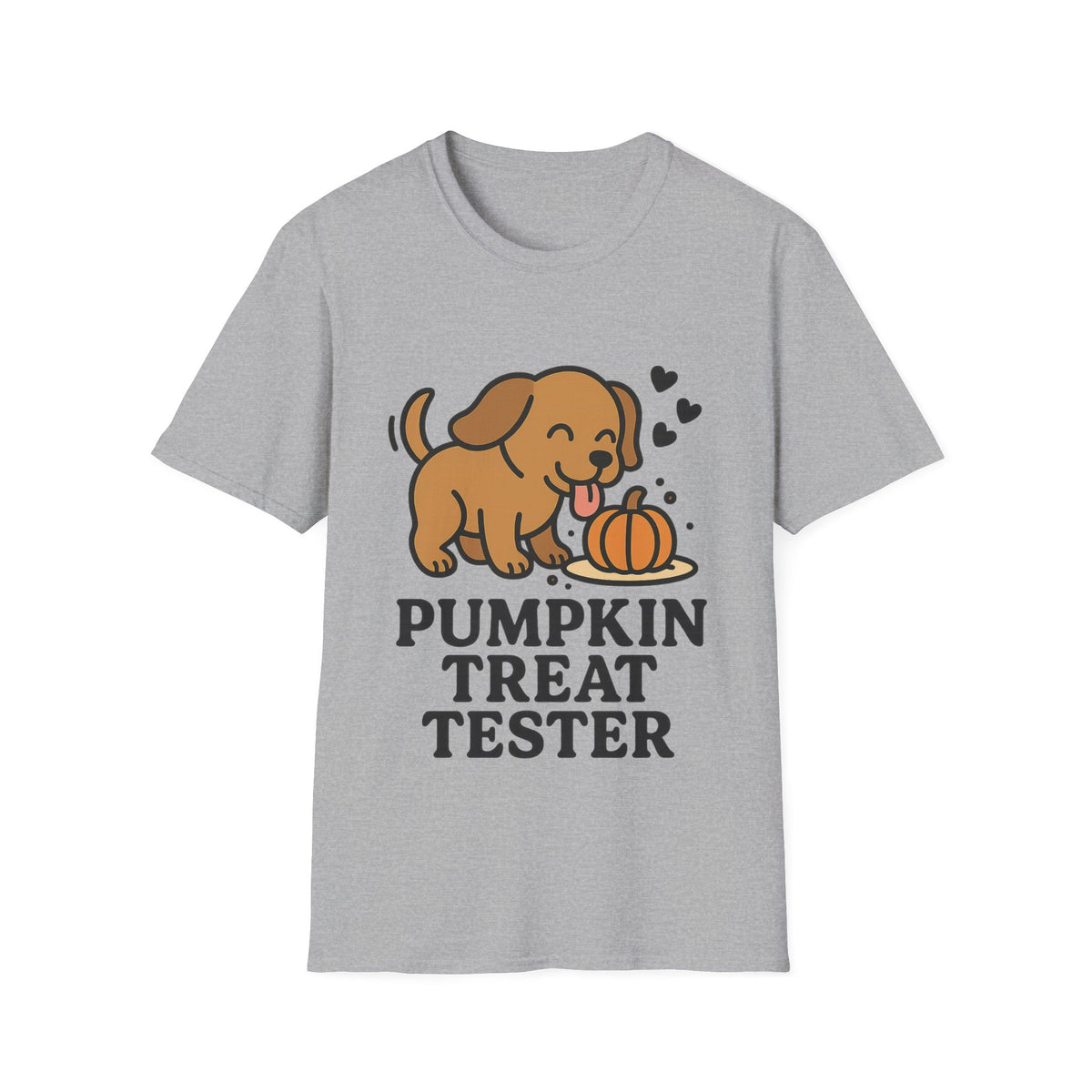 Pumpkin Treat Tester Cute Dog Graphic Tee, Funny Autumn Season Puppy T-Shirt - Trending Now - September 2026