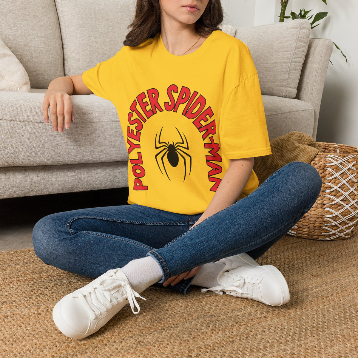 Spider Graphic T-Shirt — "Polyester Spiderman" Retro Spider Logo Tee - Trending Now - August 2026