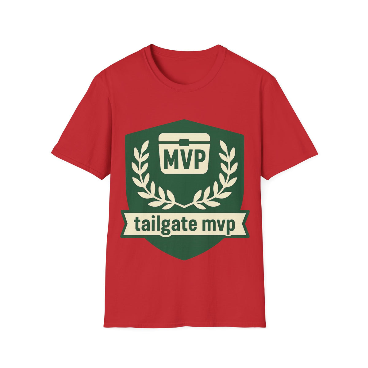 MVP Tailgate T-Shirt — Vintage Green MVP Badge Tee - Trending Now - August 2026