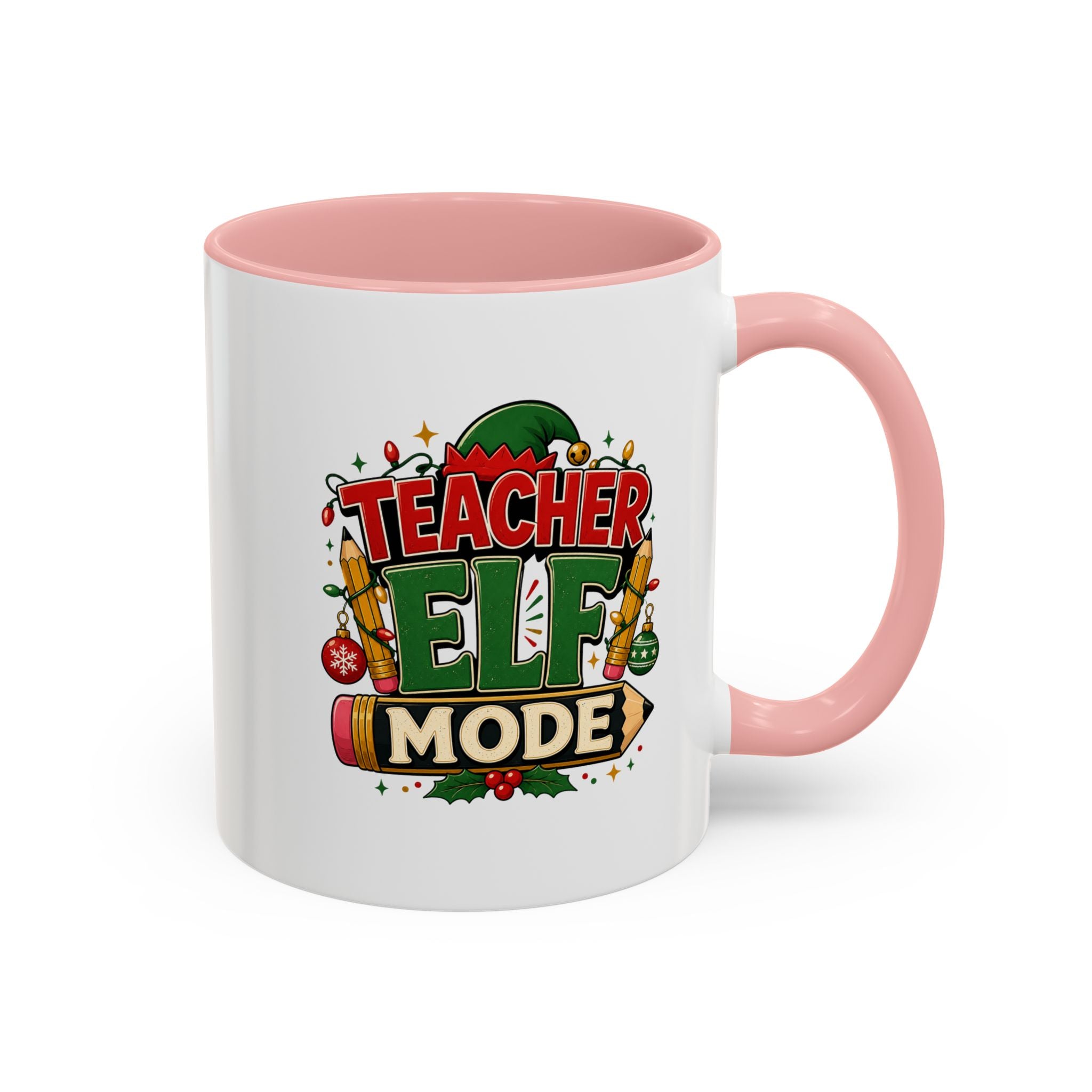 Teacher Elf Mode Coffee Mug — Christmas Teacher Holiday Gift