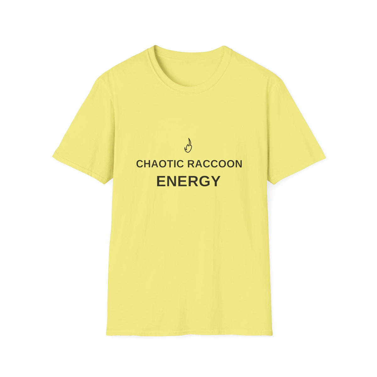 Chaotic Raccoon Energy T-Shirt — Funny Minimal Graphic Tee - Trending Now - August 2026