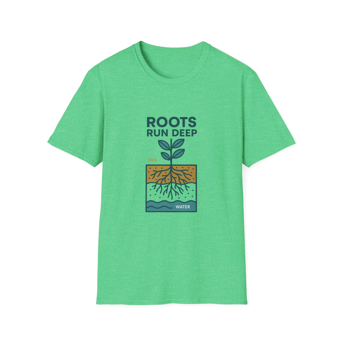 Roots Run Deep T-Shirt — Eco Plant Graphic Tee - Trending Now - August 2026