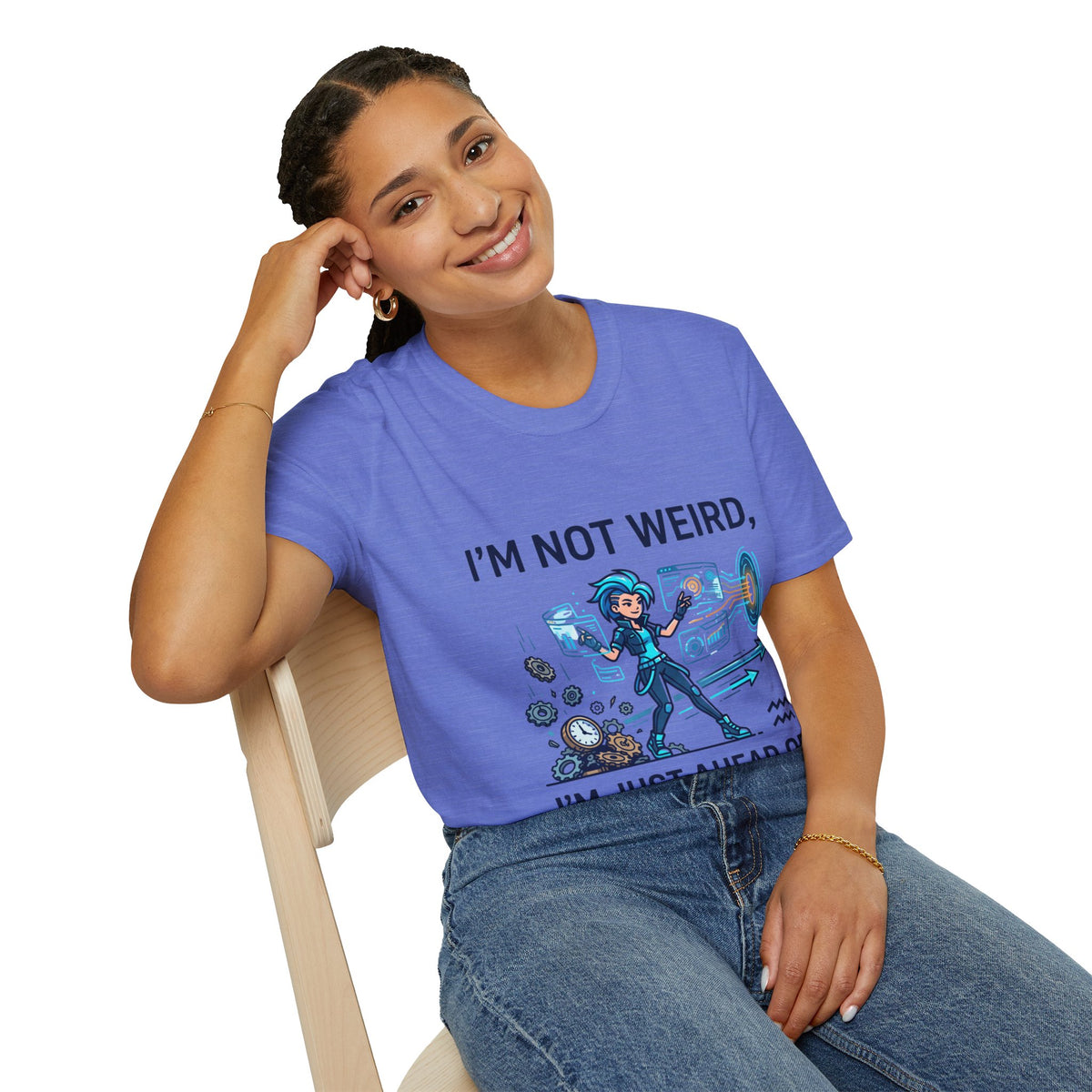 I'm Not Weird I'm Just Ahead Of My Time Aquarius T-Shirt