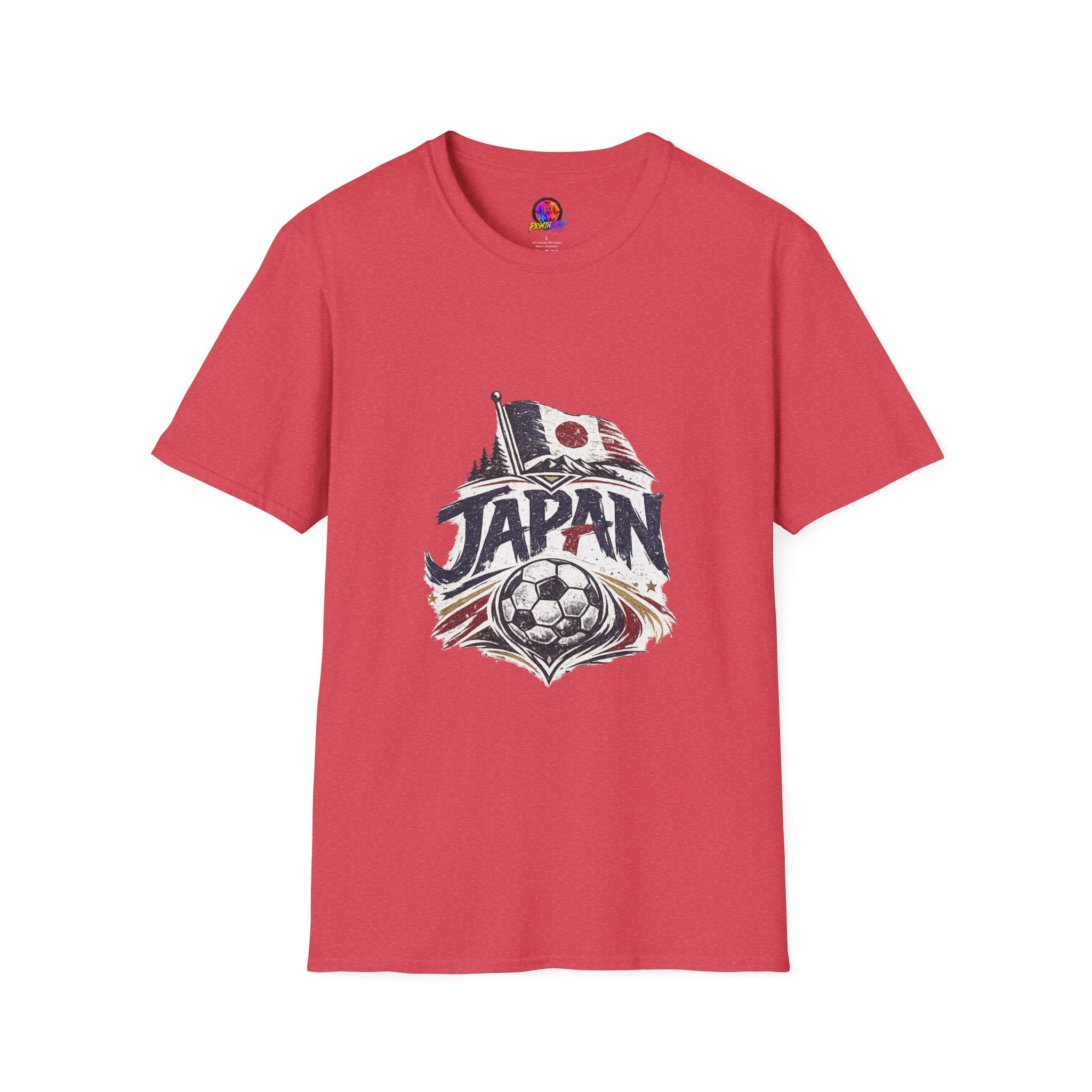 Japan Soccer T-Shirt – Vintage Flag & Crest Football Tee