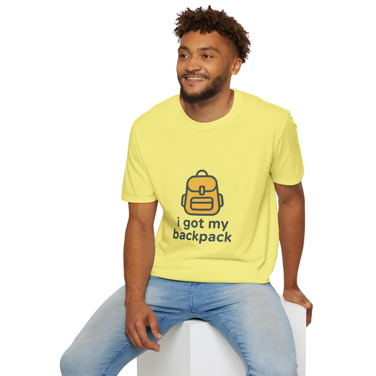Minimalist Backpack Graphic T‑Shirt – Cute Tiny Backpack Logo Tee - Trending Now - August 2026