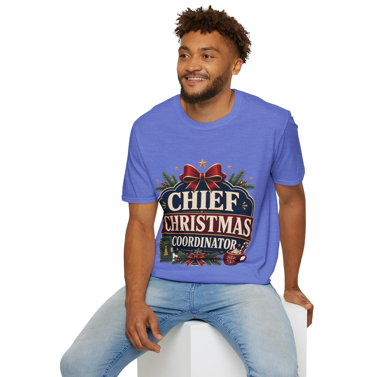 Christmas T-Shirt — "Chief Christmas Coordinator" Holiday Graphic Tee