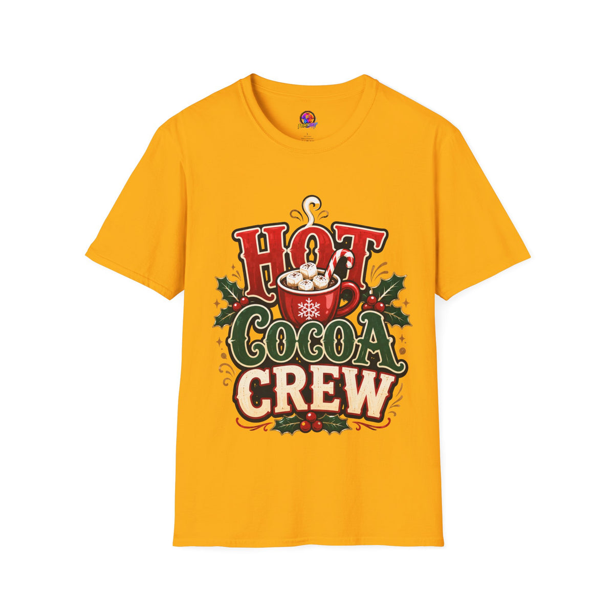 Hot Cocoa Crew T‑Shirt — Cozy Holiday Hot Chocolate Graphic Tee