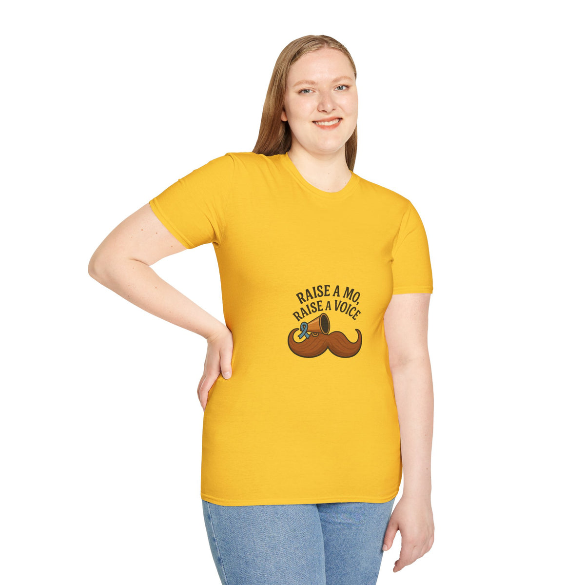 Raise a Mo, Raise a Voice Mustache T-Shirt - Trending Now - October 2026