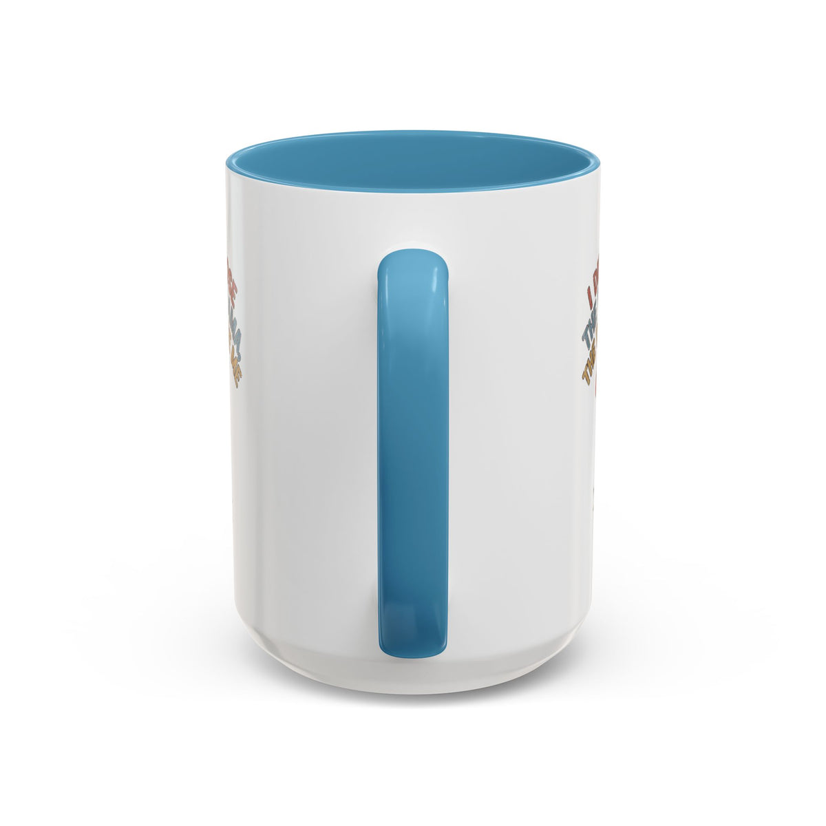 Funny And Witty "The Drama Chose Me" Accent Coffee Mug (11, 15oz)