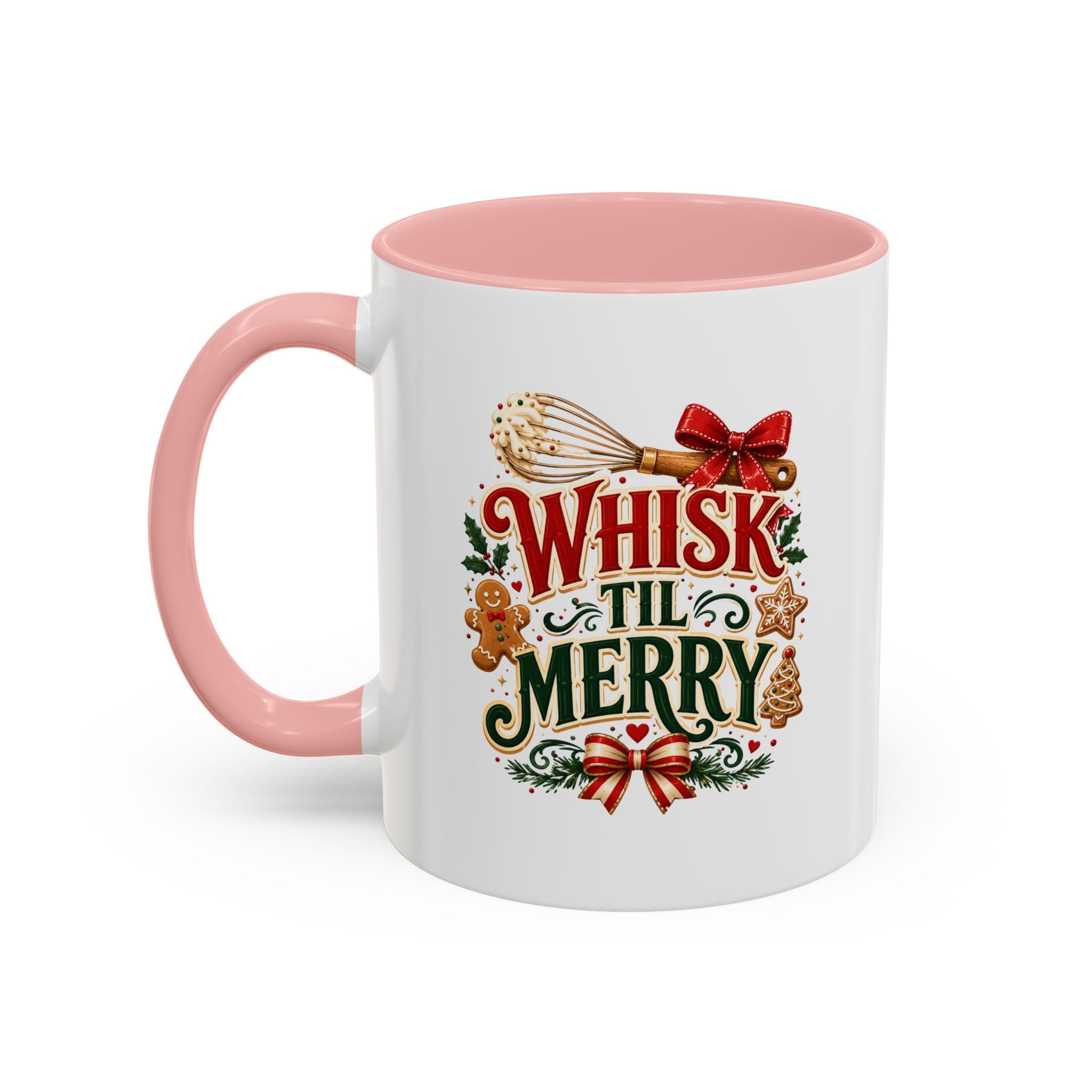 Whisk 'Til Merry Coffee Mug — Holiday Baking Kitchen Mug