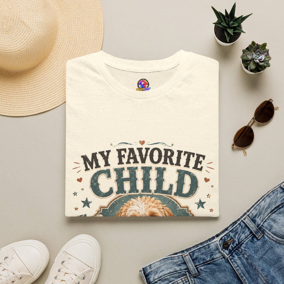 My Favorite Child Dog Mom T-Shirt