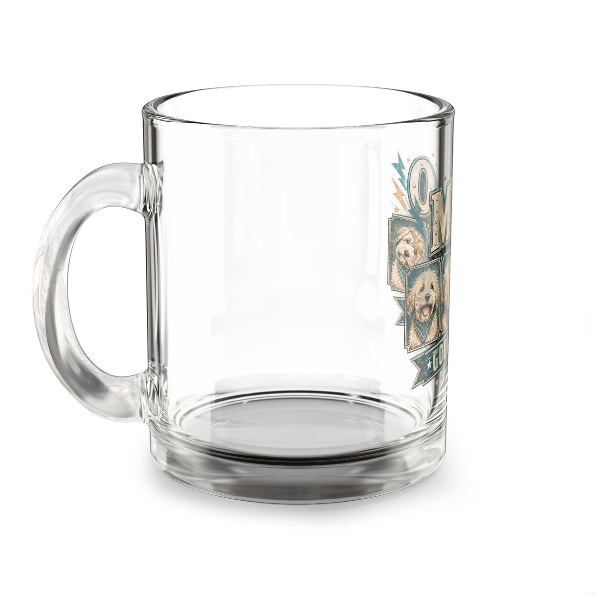 Milo "Good Boy Tour" Glass Mug — 10oz Dog Lover Coffee Cup Milo Bailey Dog Dad Mom  Glass Mug 10 oz