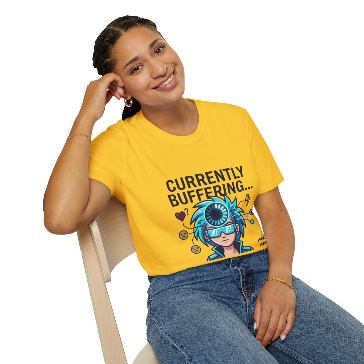 Currently Buffering T-Shirt — Funny Aquarius Zodiac Tee