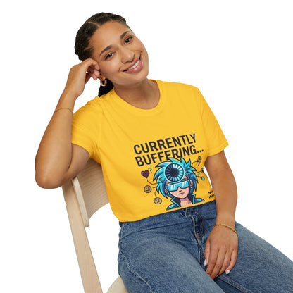 Currently Buffering T-Shirt — Funny Aquarius Zodiac Tee
