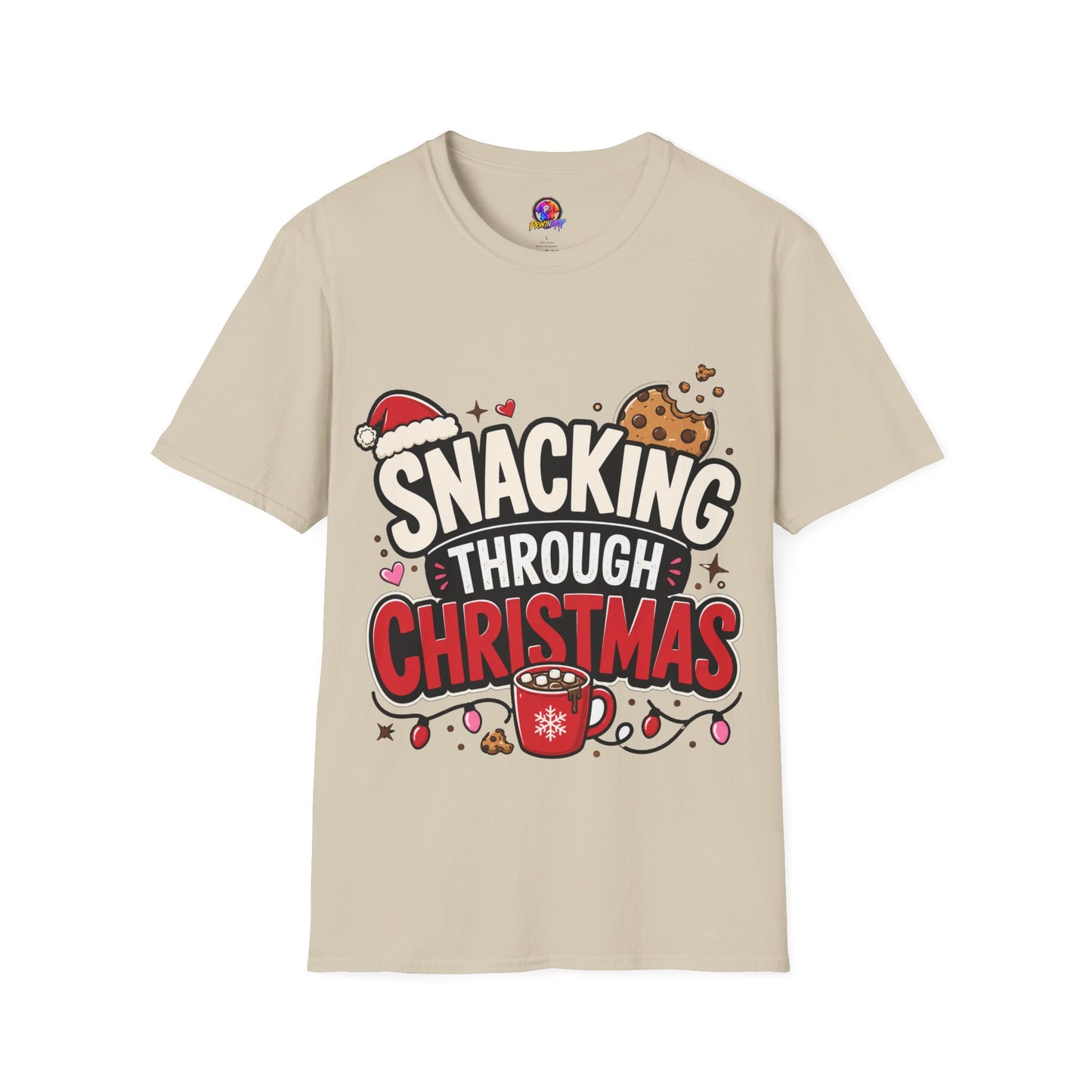 Snacking Through Christmas T-Shirt — Funny Holiday Cookie Tee