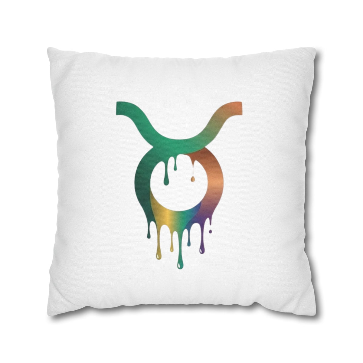 Taurus Drip Decorative Pillowcase — Zodiac Throw Pillow Cover