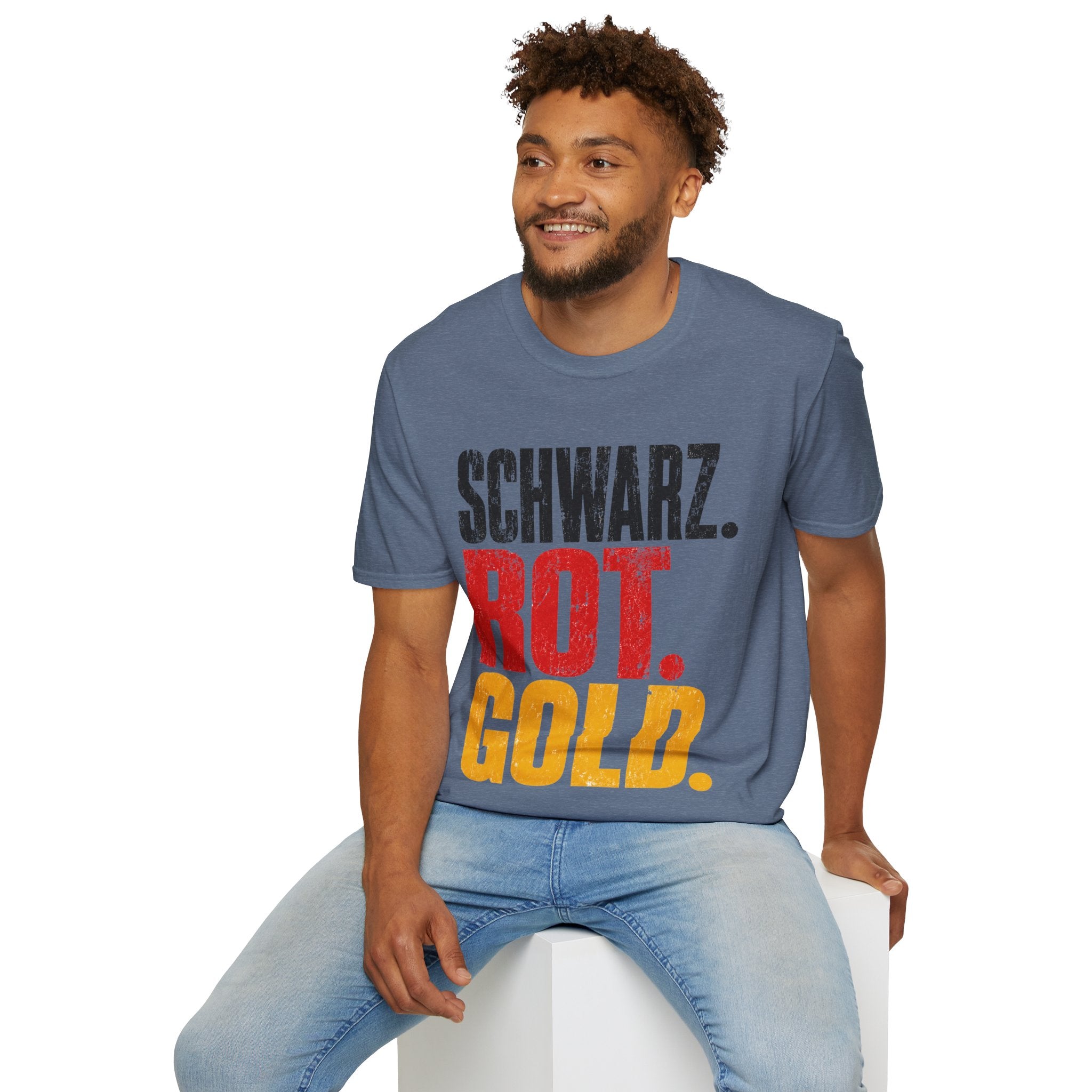 Germany Schwarz Rot Gold T-Shirt — German Flag Pride Graphic Tee