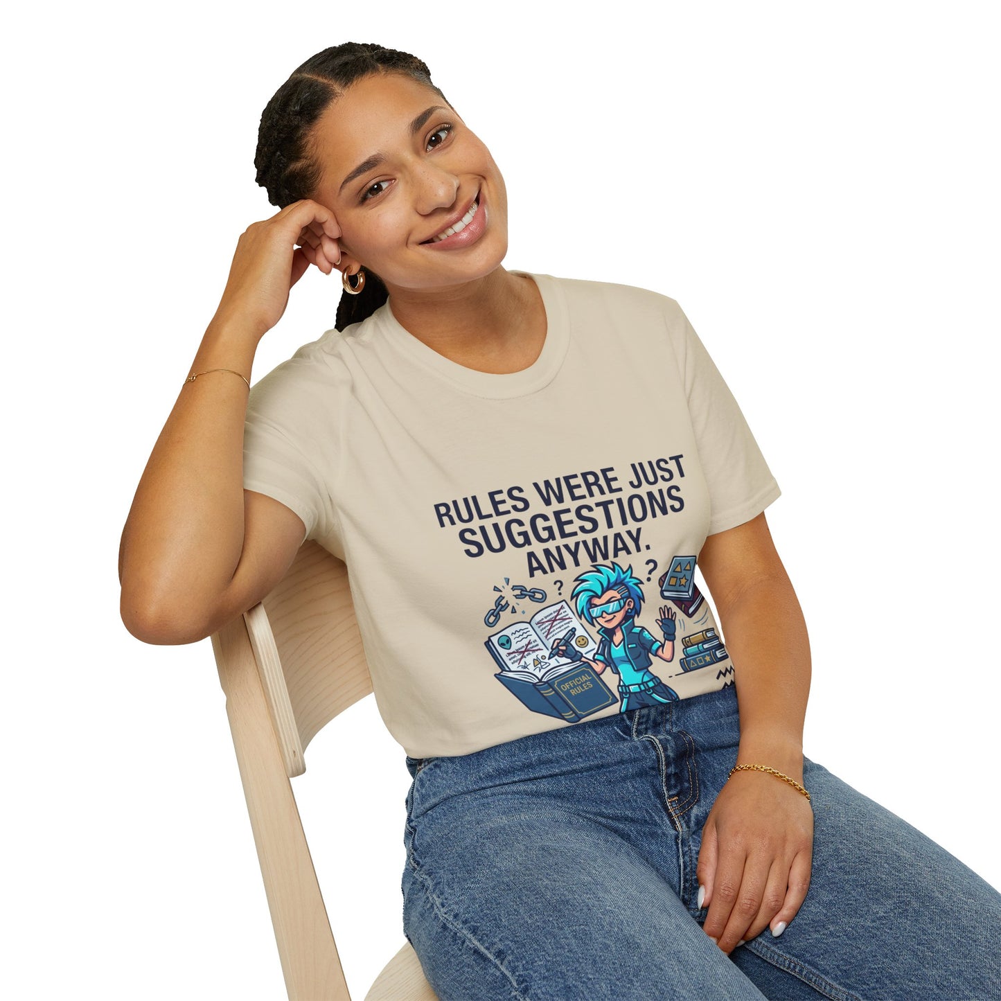 Aquarius Zodiac T‑Shirt — "Rules Were Just Suggestions Anyway" Graphic Tee