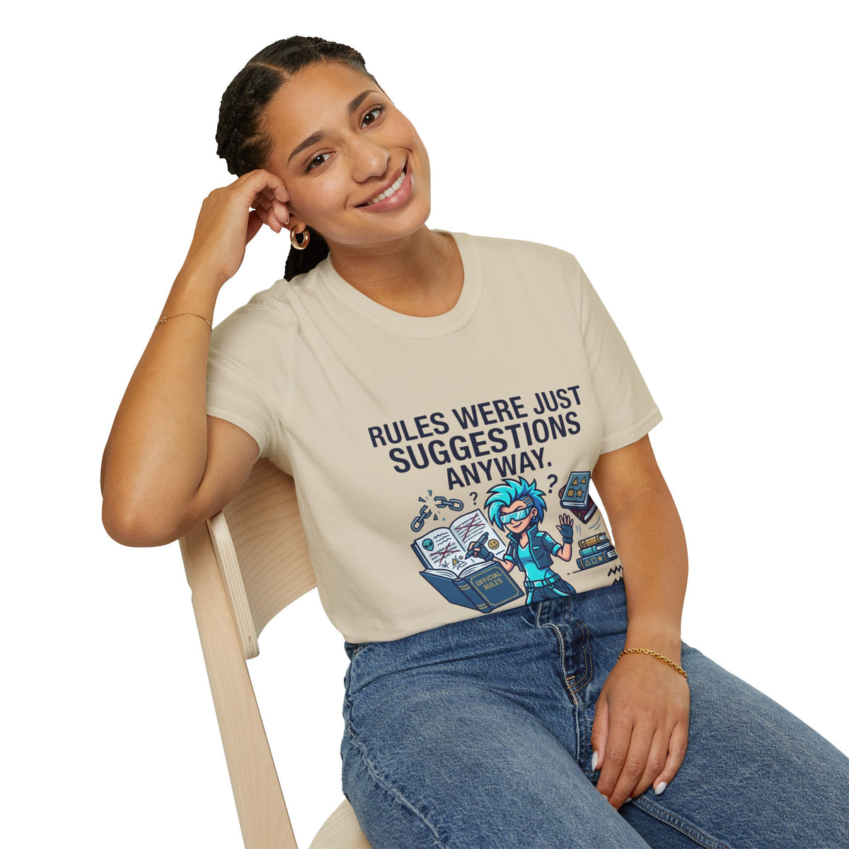 Aquarius Zodiac T‑Shirt — "Rules Were Just Suggestions Anyway" Graphic Tee