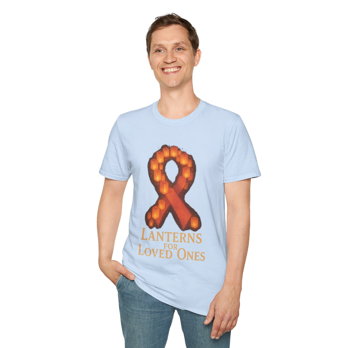 Lanterns For Loved Ones Orange Ribbon Graphic Tee, Leukemia MS ADHD Awareness T-Shirt - Trending Now - September 2026