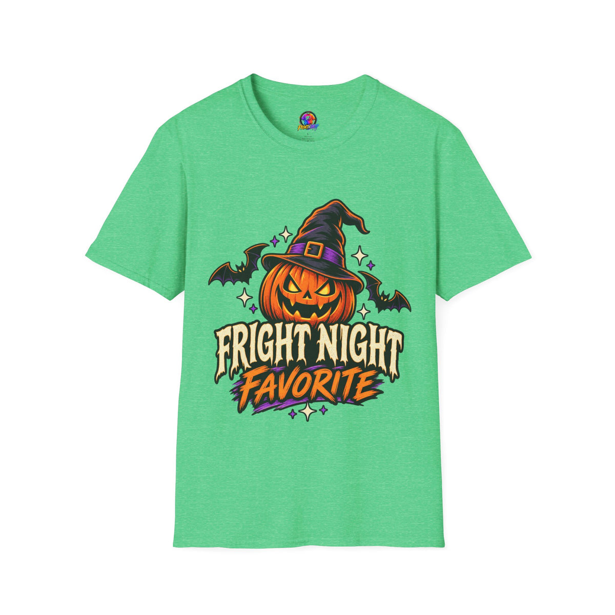 Halloween Pumpkin Tee — "Fright Night Favorite" Graphic T-Shirt