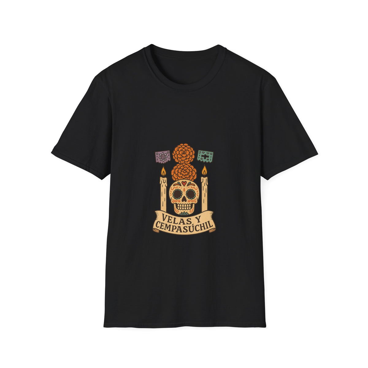 Day of the Dead Sugar Skull T-Shirt - Día de los Muertos Floral Skull Tee - Trending Now - October 2026