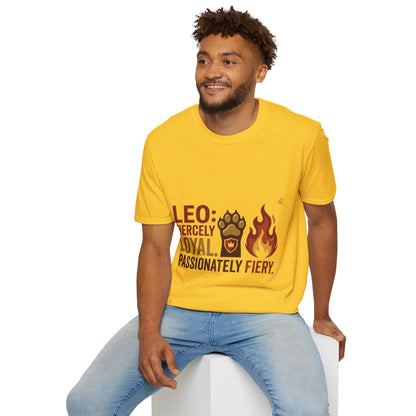 Leo Zodiac T-Shirt — Fiercely Loyal, Passionately Fiery Tee