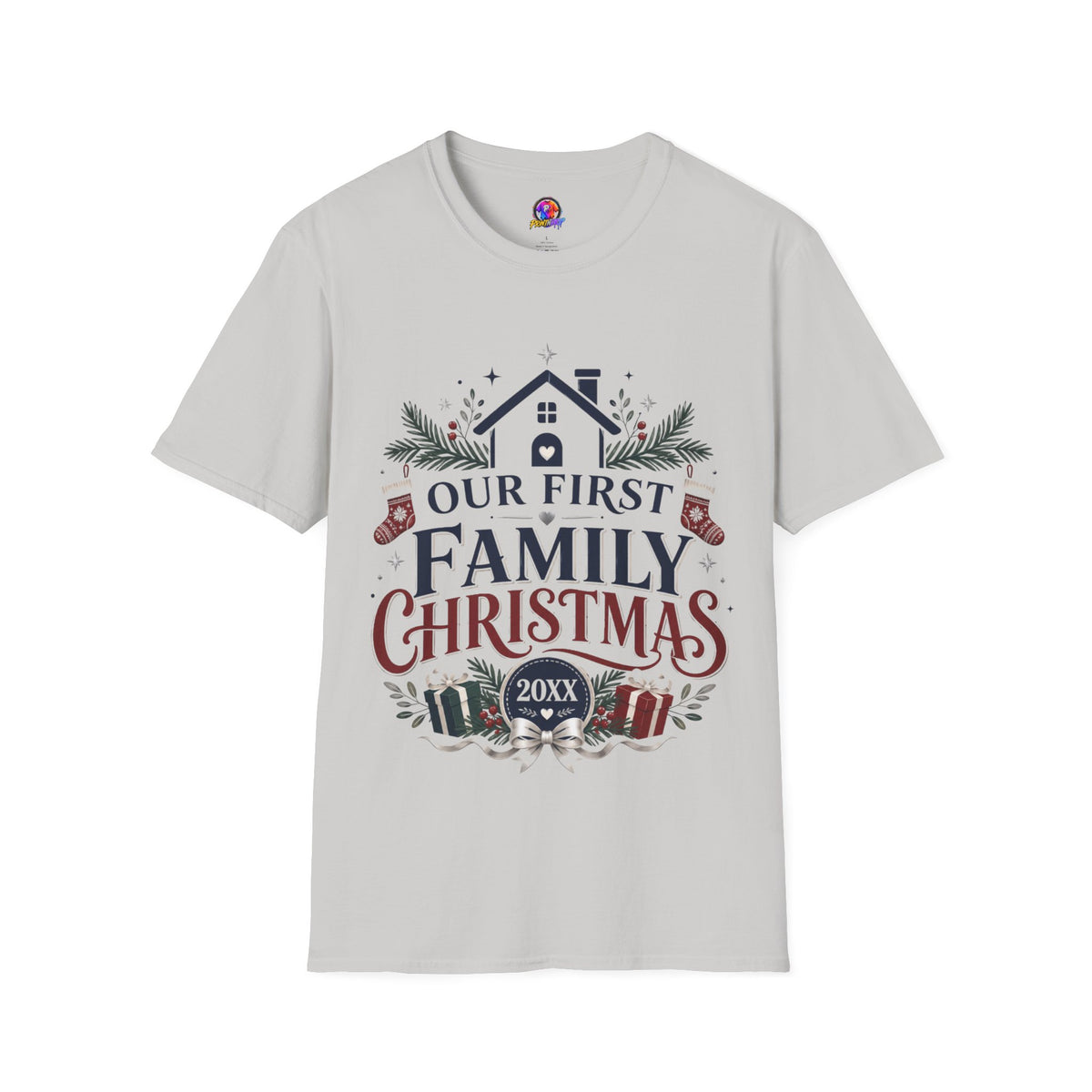 T-Shirt — Our First Family Christmas Personalized Tee