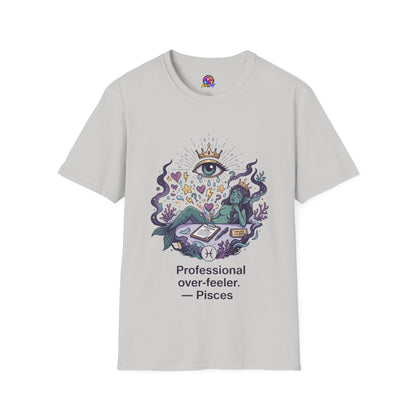 Mystic Eye Graphic T‑Shirt — 'Professional Over‑Feeler' Surreal Tee