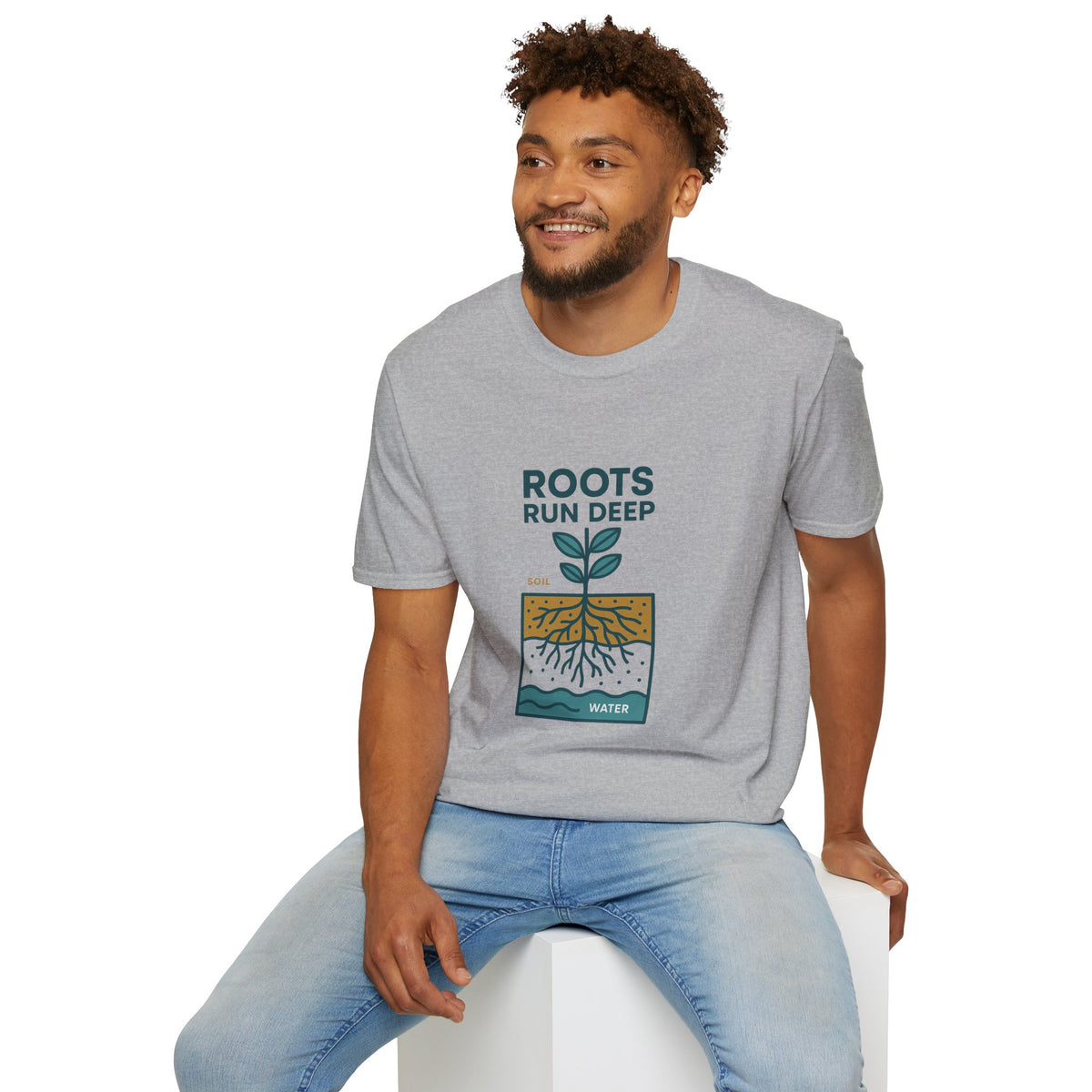 Roots Run Deep T-Shirt — Eco Plant Graphic Tee - Trending Now - August 2026
