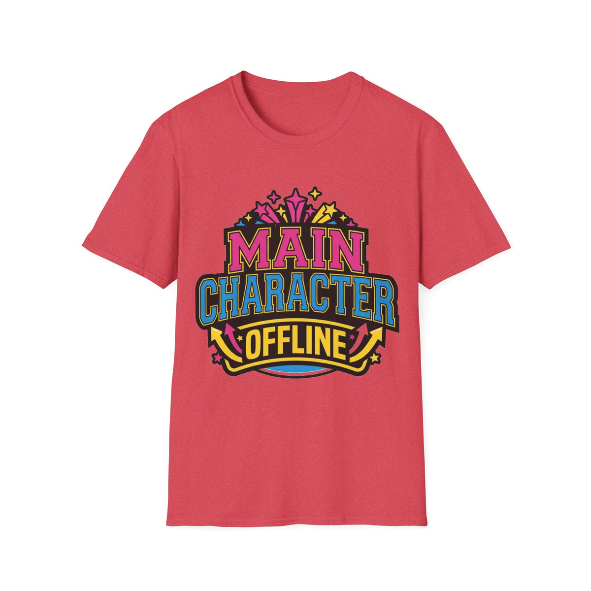 Main Character Offline T-Shirt — Retro Colorful 'Main' Graphic Tee - Trending Now - August 2026