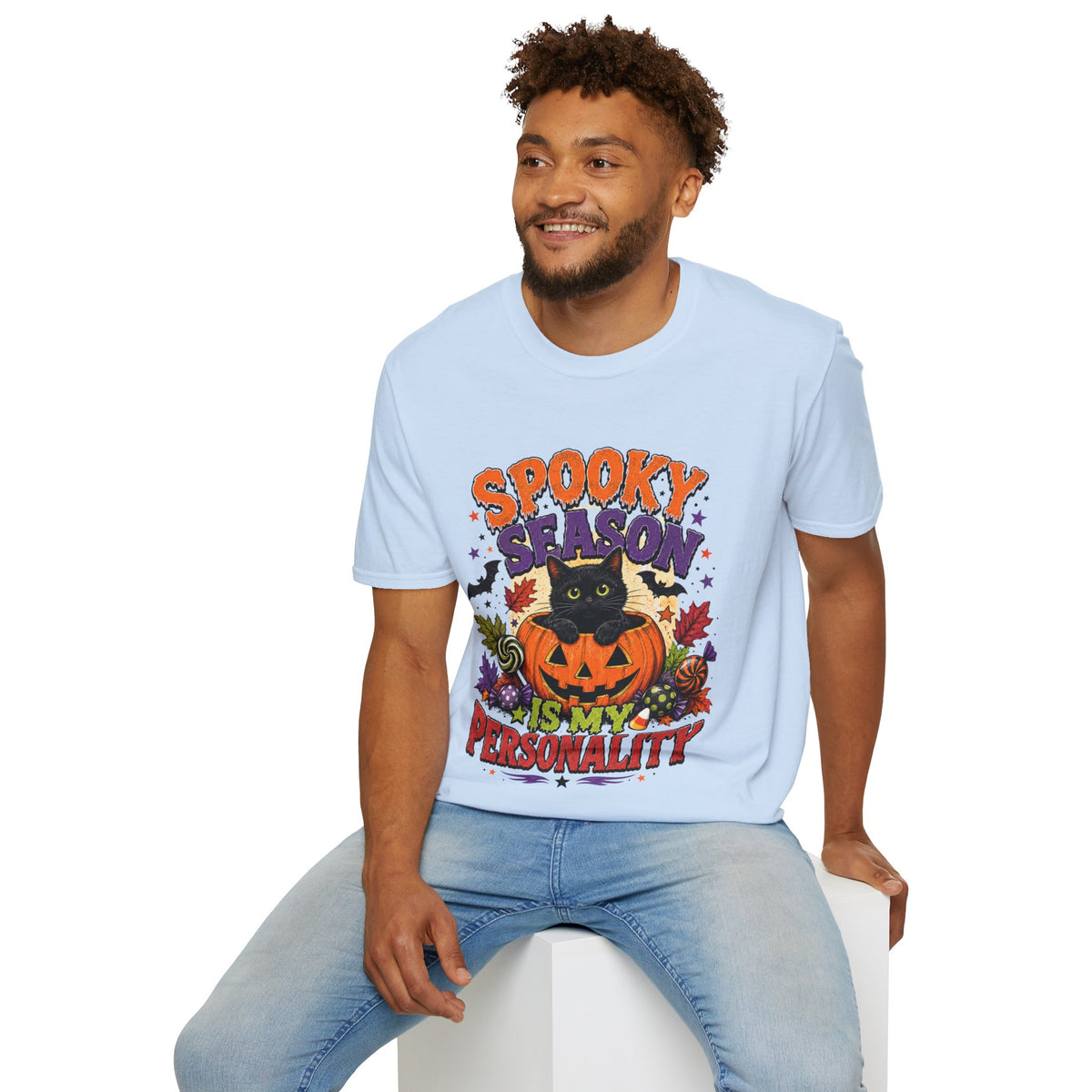 Halloween Spooky Season Unisex Softstyle T-Shirt