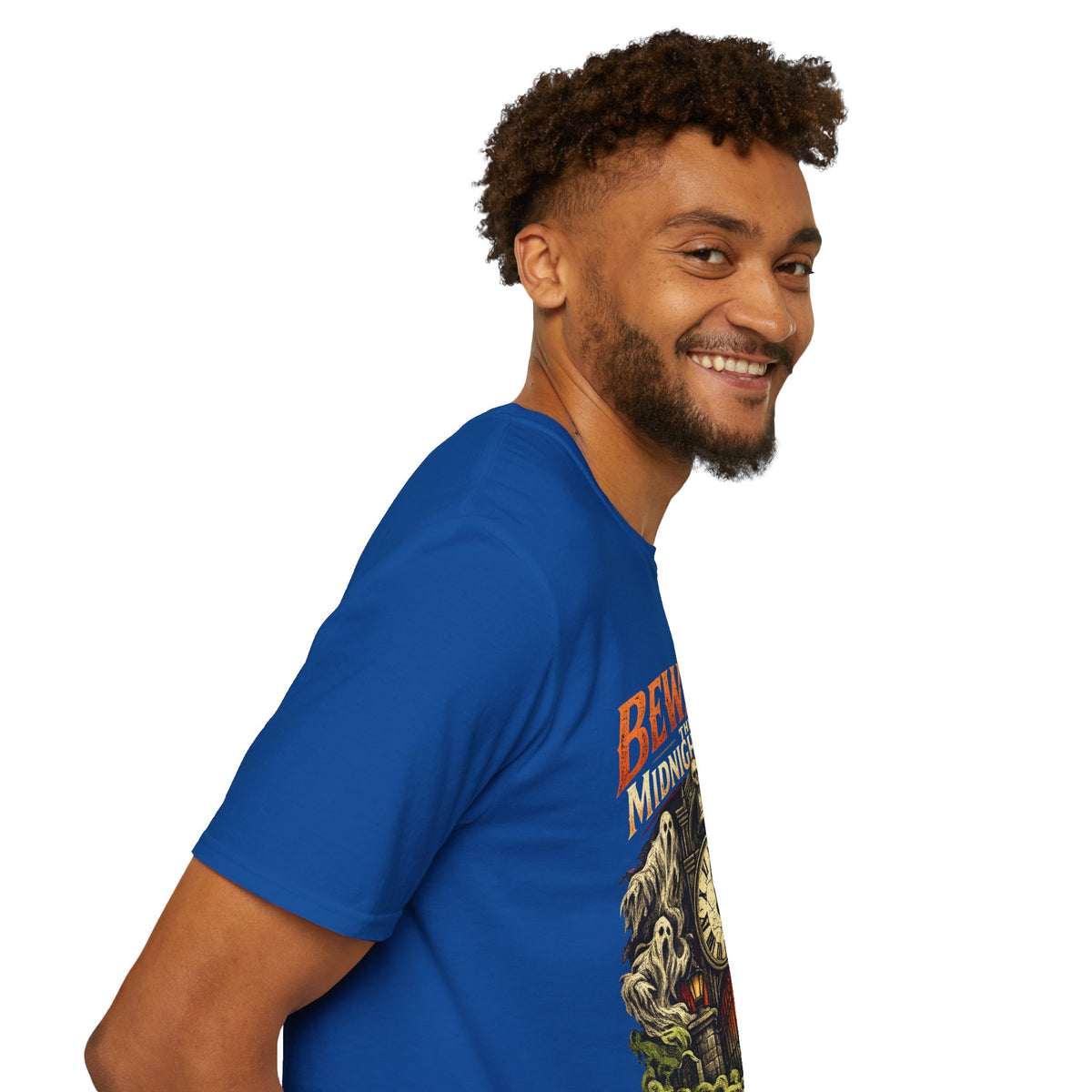 Halloween Beware Of Midnight Unisex Softstyle T-Shirt