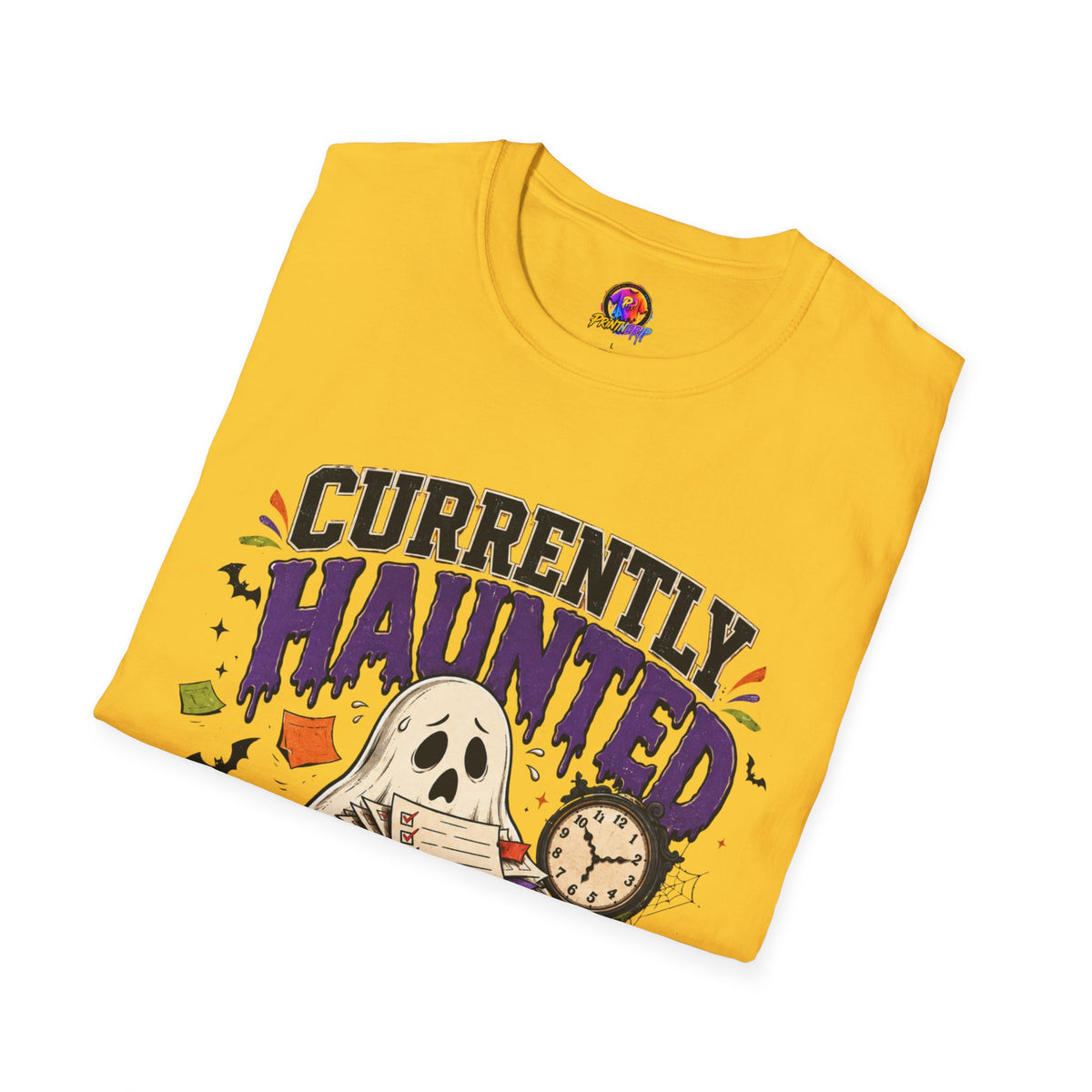 Halloween Currently Haunted Unisex Softstyle T-Shirt