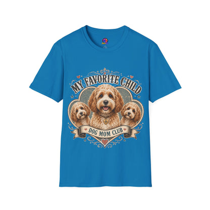 Dog Mom T-Shirt — "My Favorite Child" Cavalier Love Graphic Tee