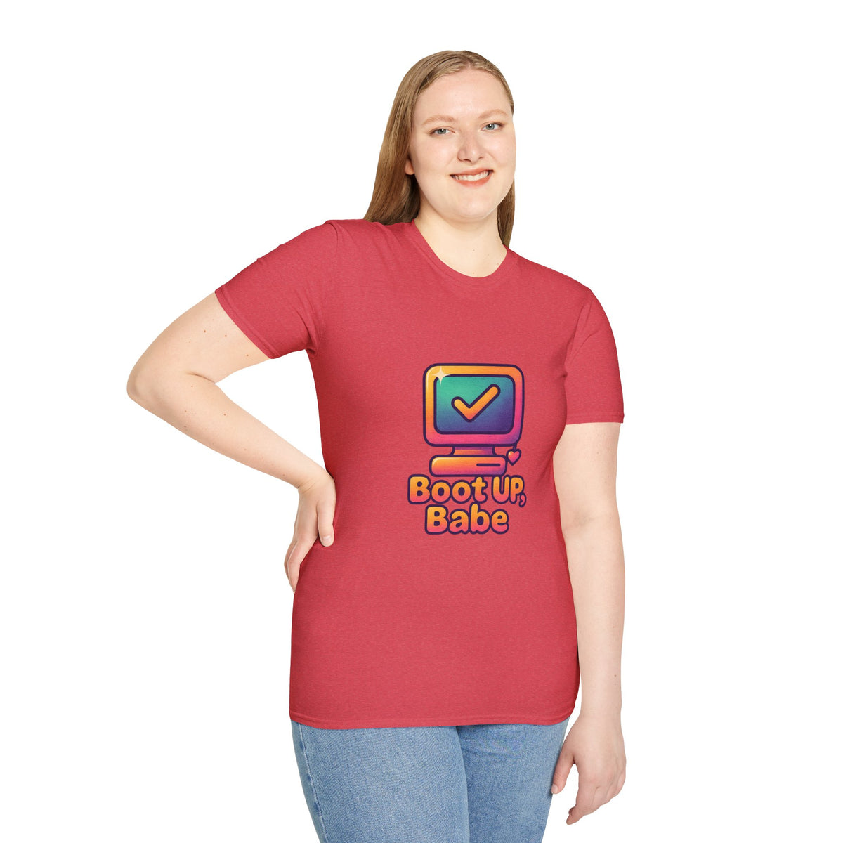 Boot Up Babe T-Shirt — Retro Computer Graphic Tee - Trending Now - October 2026
