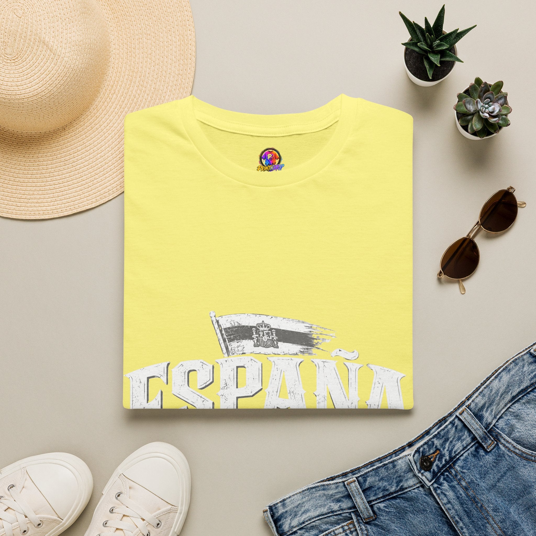 Spain Vintage T-Shirt — Retro Spanish Flag Tee