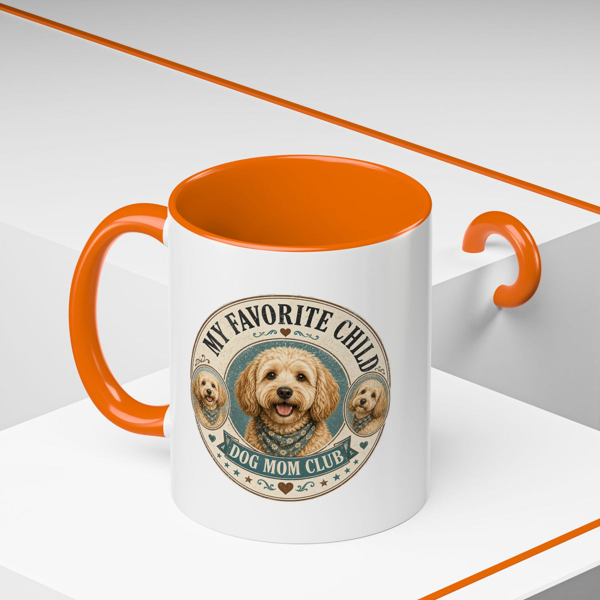 Milo Bailey Dog Dad Mom Dog Mom Coffee Mug — "My Favorite Child" Accent Mug