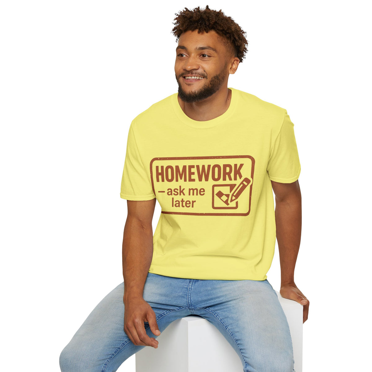 Homework Club T‑Shirt — 'Homework? Done Later' Retro Badge Tee - Trending Now - August 2026