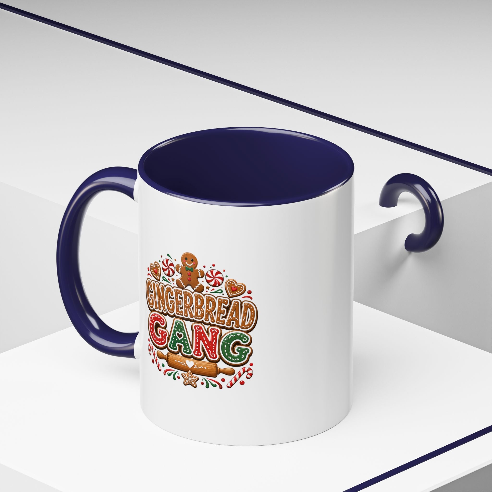 Gingerbread Gang Coffee Mug – Holiday Baking Christmas Cocoa Mug