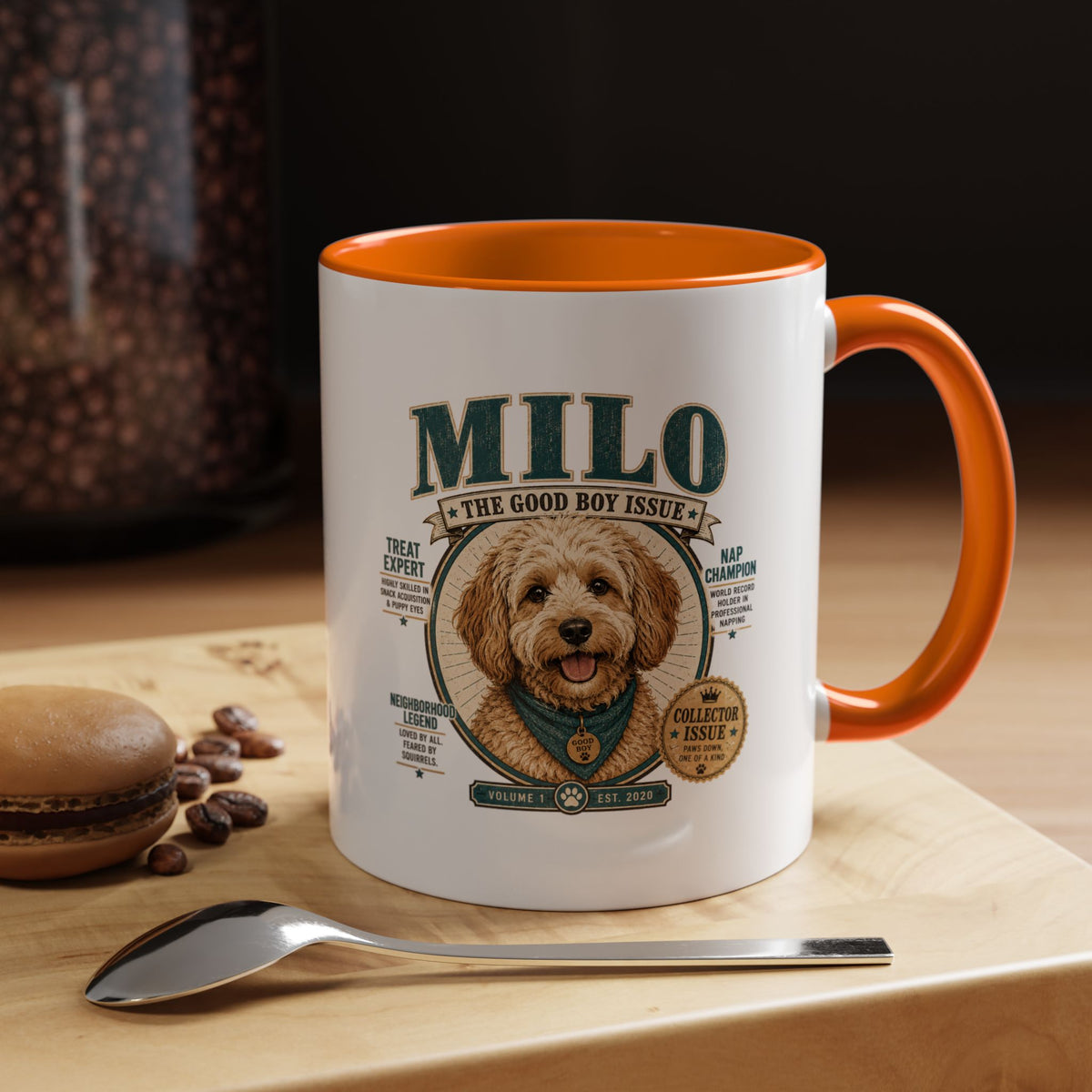 Milo Bailey Dog Dad Mom Milo Dog Mug — “The Good Boy Issue” Decorative Coffee Cup